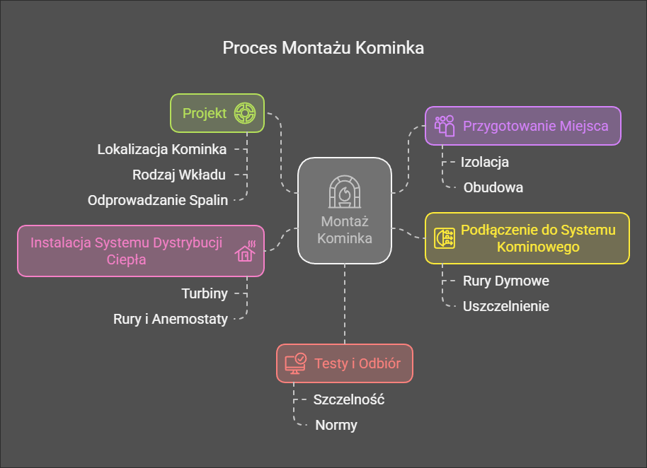 kominek w starym domu